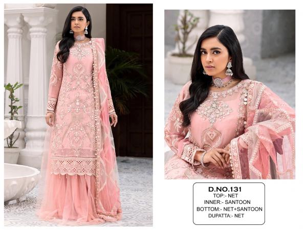 Kf 131 Ocassion Wear net Designer Embroidery Suit Collection